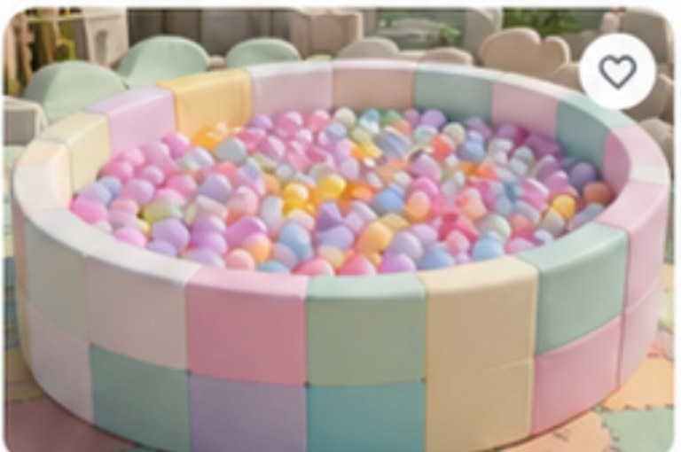 Mandi Bola Pastel - Setup ulang tahun akhir pekan