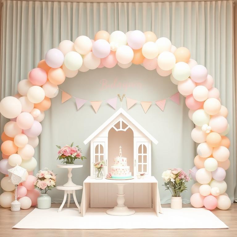 Paket Ulang Tahun Pastel - Sudut foto dan aktivitas anak