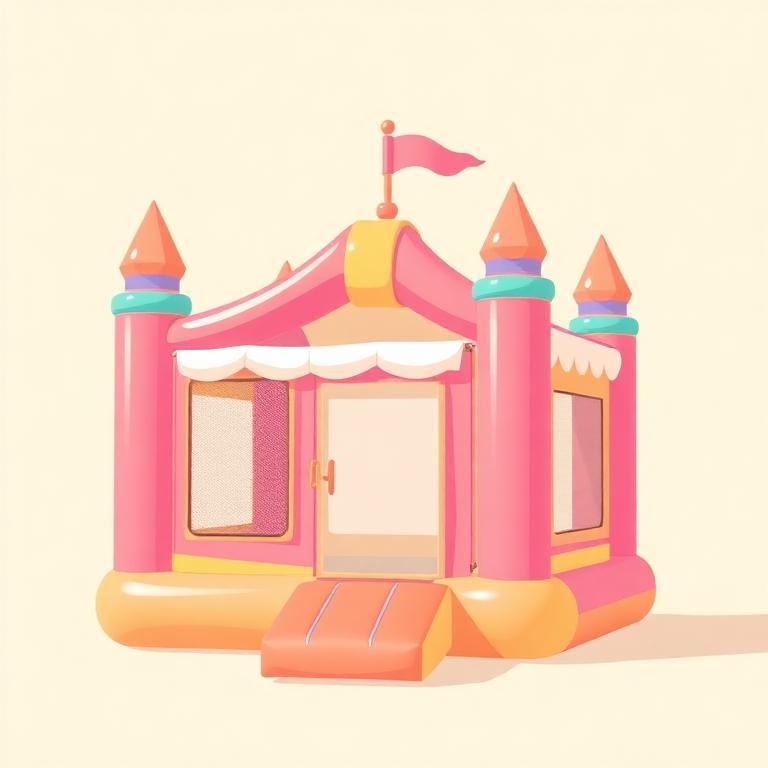 Bouncer Castle Pink